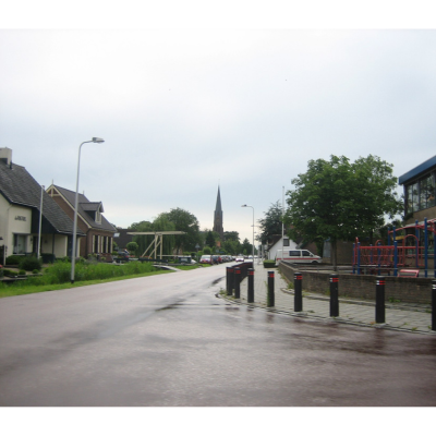 Kruispunt weg Noorden