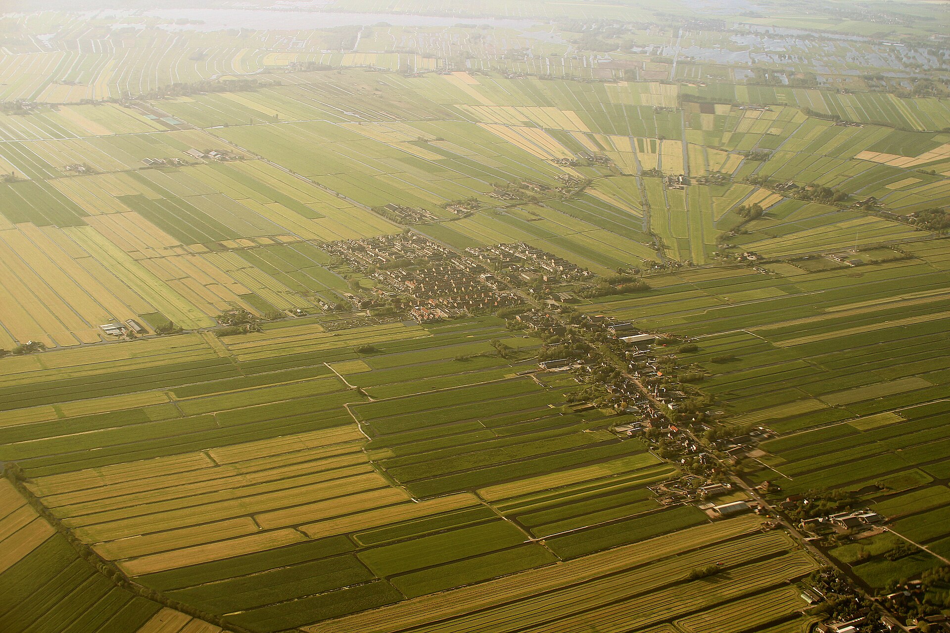 foto van bovenaf in Zegveld