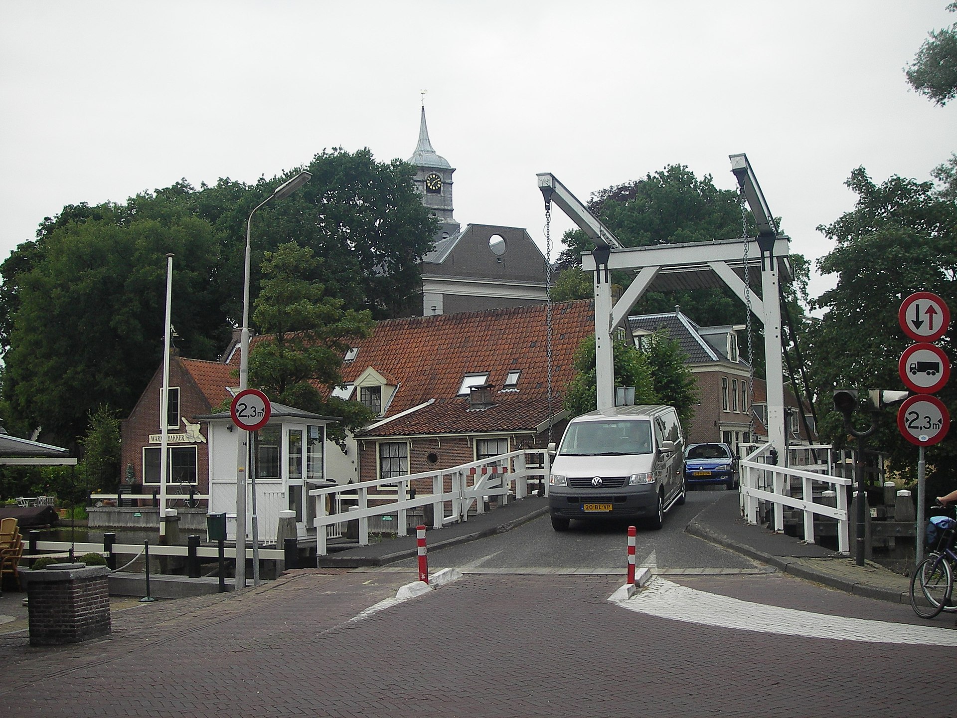 De ophaalbrug in Ouderkerk aan de Amstel
